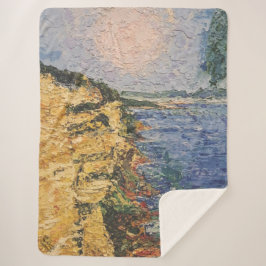 Cobertor Sherpa Imagen de mi obra arte Amanecer