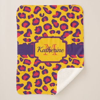 Cobertor Sherpa Impressão Leopardo