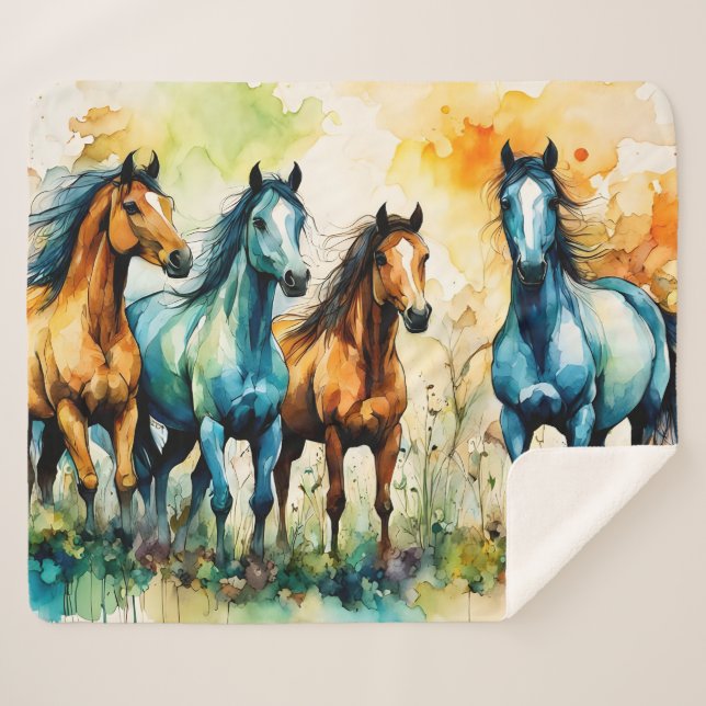 Cobertor Sherpa In the Pasture (Frente (Horizontal))