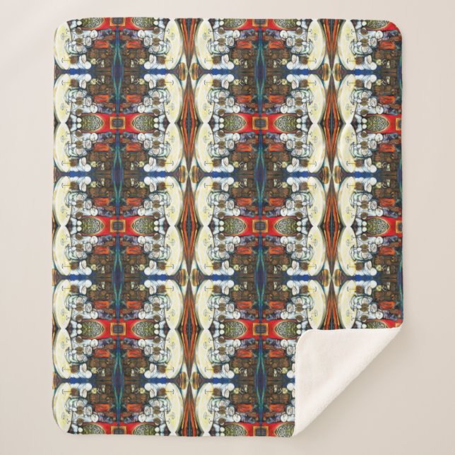 Cobertor Sherpa Inabalável pelo desafio (Frente)