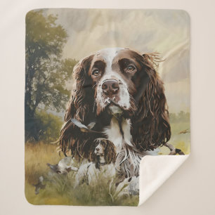 Cobertor Sherpa Inglês Springer Spaniel