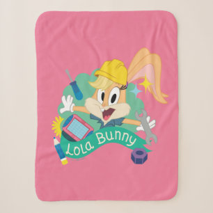 Cobertor Sherpa INSETOS BUNNY BUILDERS™ Caractere Gráfico de Lola
