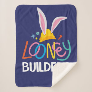 Cobertor Sherpa INSETOS BUNNY BUILDERS™  Logotipo empilhado do dur