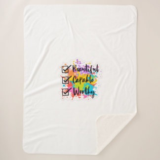 Cobertor Sherpa Inspirational blanket