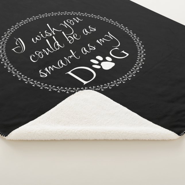 Cobertor Sherpa Inteligente como o meu cão Sherpa Blanket (3/4)