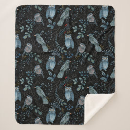 Cobertor Sherpa Intricate  floral and paisley  pattern 