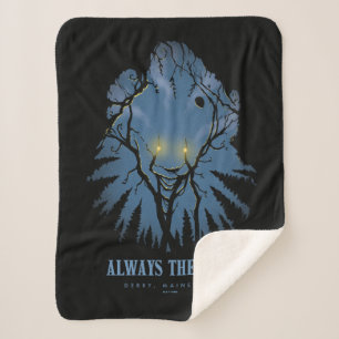 Cobertor Sherpa IT Sempre As Árvores Pareidólicas Dos Olhos