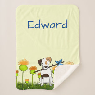 Cobertor Sherpa Jack Russell Dog