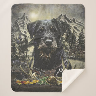 Cobertor Sherpa Jagdterrier - versátil cão caçador