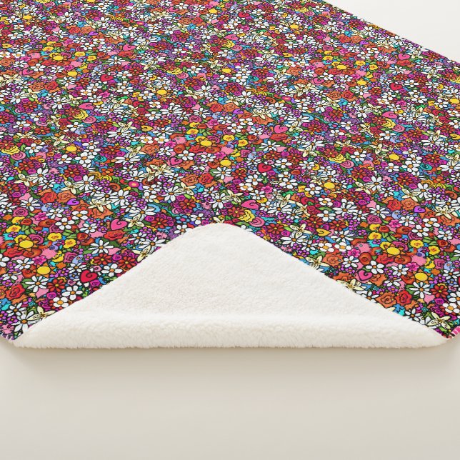 Cobertor Sherpa Jardim Alegre Groovy (3/4)