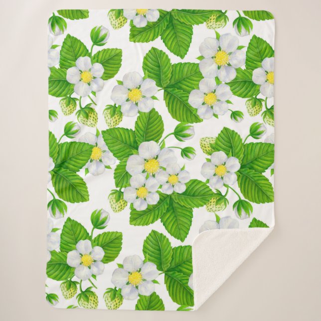 Cobertor Sherpa Jardim de amora 2 (Frente)