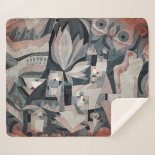 Cobertor Sherpa Jardim Seco Cooler   Paul Klee  
