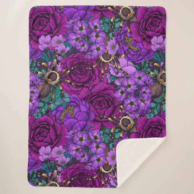 Cobertor Sherpa Jardim Tarantula 3 (Frente)