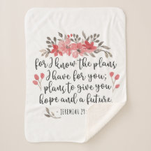 Jeremiah 29 11 - Pelo Que Sei Os Planos - Floral