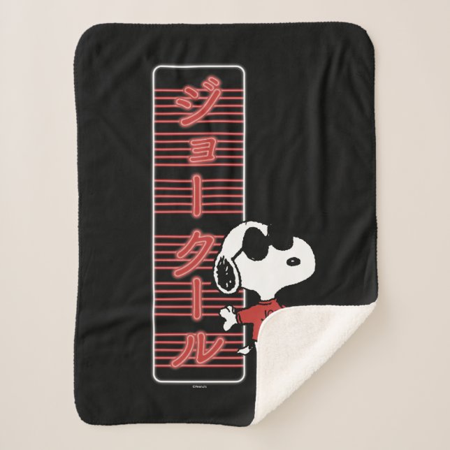 Cobertor Sherpa Joe Legal Japonês Neon Lights (Frente)