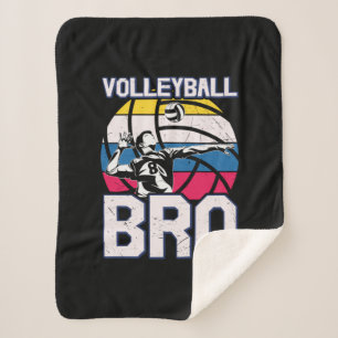 Cobertor Sherpa Jogador de Voleibol   Voleibol Bro