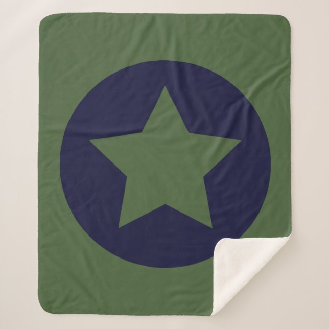 Cobertor Sherpa Jogo Militar do Exército (Frente)