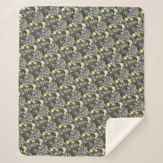 Cobertor Sherpa John Henry Dearle Seaweed Pattern