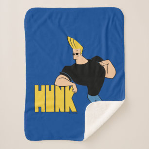 Cobertor Sherpa Johnny Bravo - Hunk