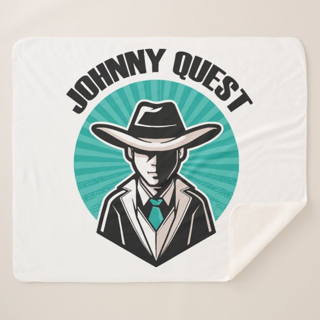 Cobertor Sherpa Johnny Quest (Frente (Horizontal))