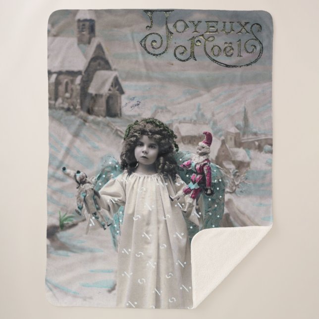 Cobertor Sherpa Joyeux Noel (Frente)