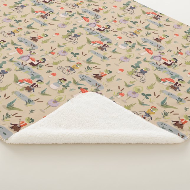 Cobertor Sherpa Juntos em terra Sapo (3/4)