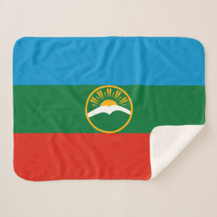 Cobertor Sherpa Karachay Cherkessia Flag