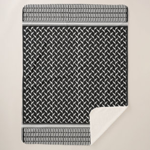 Cobertor Sherpa Keffiyeh palestino