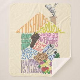 Cobertor Sherpa Kenji Kimura Kindness É Tudo Sherpa Blanket