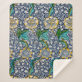 Cobertor Sherpa Kennet Pattern (por William Morris)
