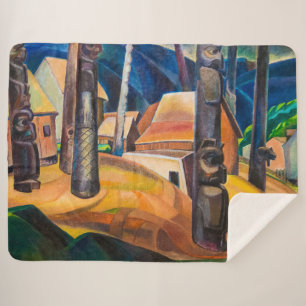 Cobertor Sherpa Kispiax Village Emily Carr