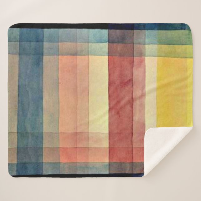 Cobertor Sherpa Klee - Arquitetura da planície (Frente (Horizontal))