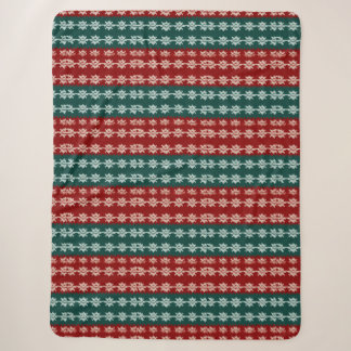 Cobertor Sherpa Knit Tradicional de Suéter de Natal Feio 14