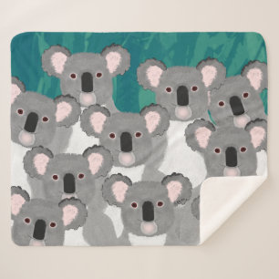 Cobertor Sherpa Koalas Sherpa