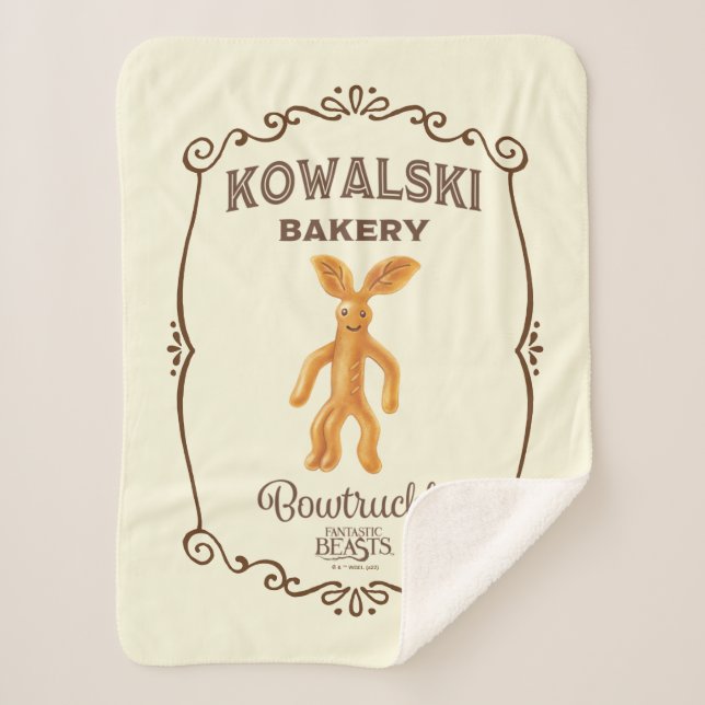 Cobertor Sherpa Kowalski Bakery - Bowtruckle (Frente)