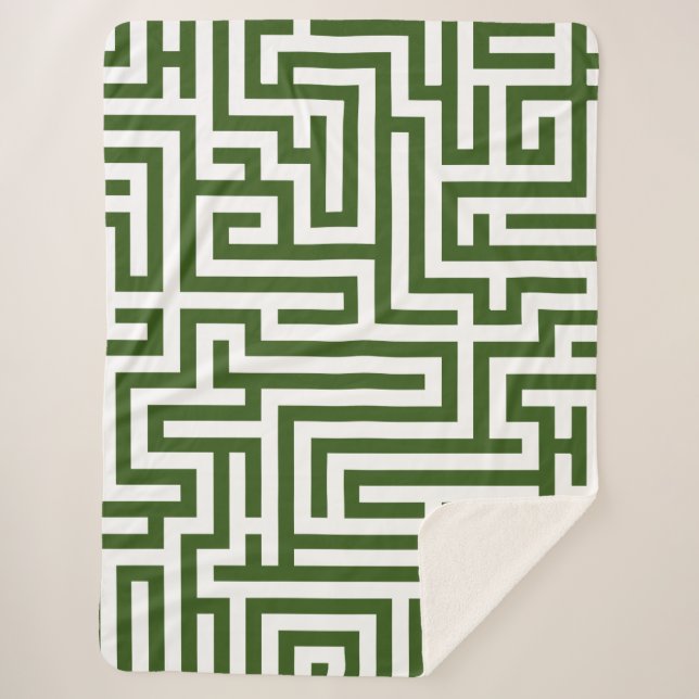 Cobertor Sherpa Labyrinth (Frente)