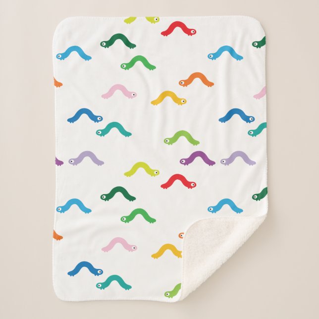 Cobertor Sherpa Lagarta (Frente)