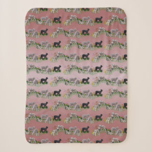 Cobertor Sherpa Lamb Meadow (Mistura Rosa Empoeira