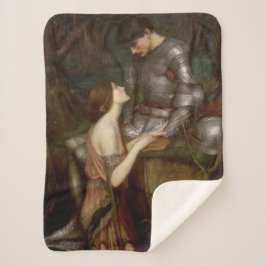 Cobertor Sherpa Lamia e o Soldier (por John William Waterhouse)