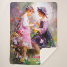 Cobertor Sherpa Lavanda