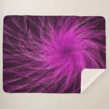 Lavanda Espiral3 - Sherpa Blanket