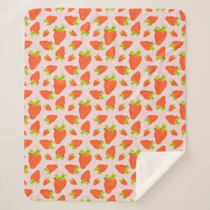 Cobertor Sherpa Leite de morango