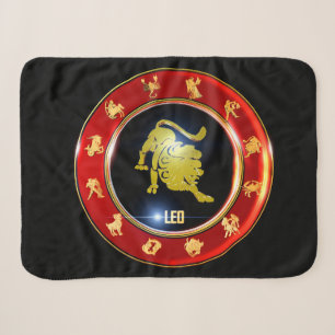 Cobertor Sherpa Leo Zodiac - Sinal Astrologia
