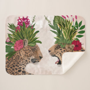 Cobertor Sherpa Leopardos Hot House Um par
