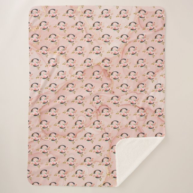 Cobertor Sherpa Letter C (Frente)