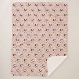 Cobertor Sherpa Letter F