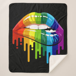Cobertor Sherpa LGBT Orgulho gay