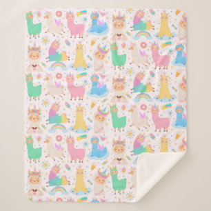 Cobertor Sherpa Lhamas