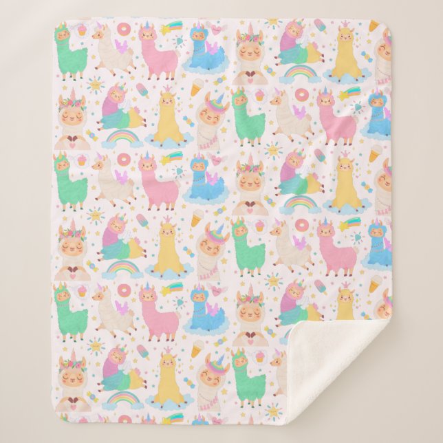 Cobertor Sherpa Lhamas (Frente)