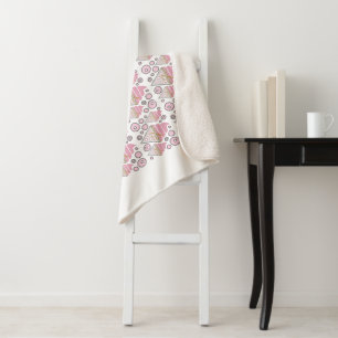 Cobertor Sherpa Licorice de Sorvete irresistível Sherpa Blanket